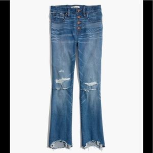 NWOT | Cali Demi-Boot Jeans in Bronson Wash: Button-Front Edition